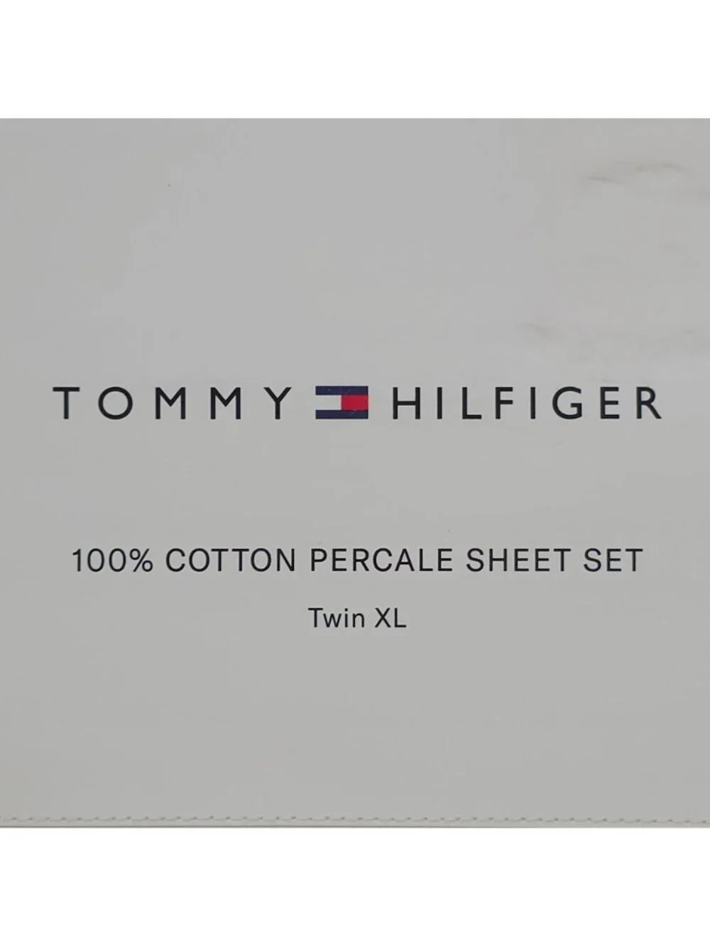 Tommy Hilfiger 100% Cotton Percale Sheet Set Twin XL Seaport Stripe Blue & White
